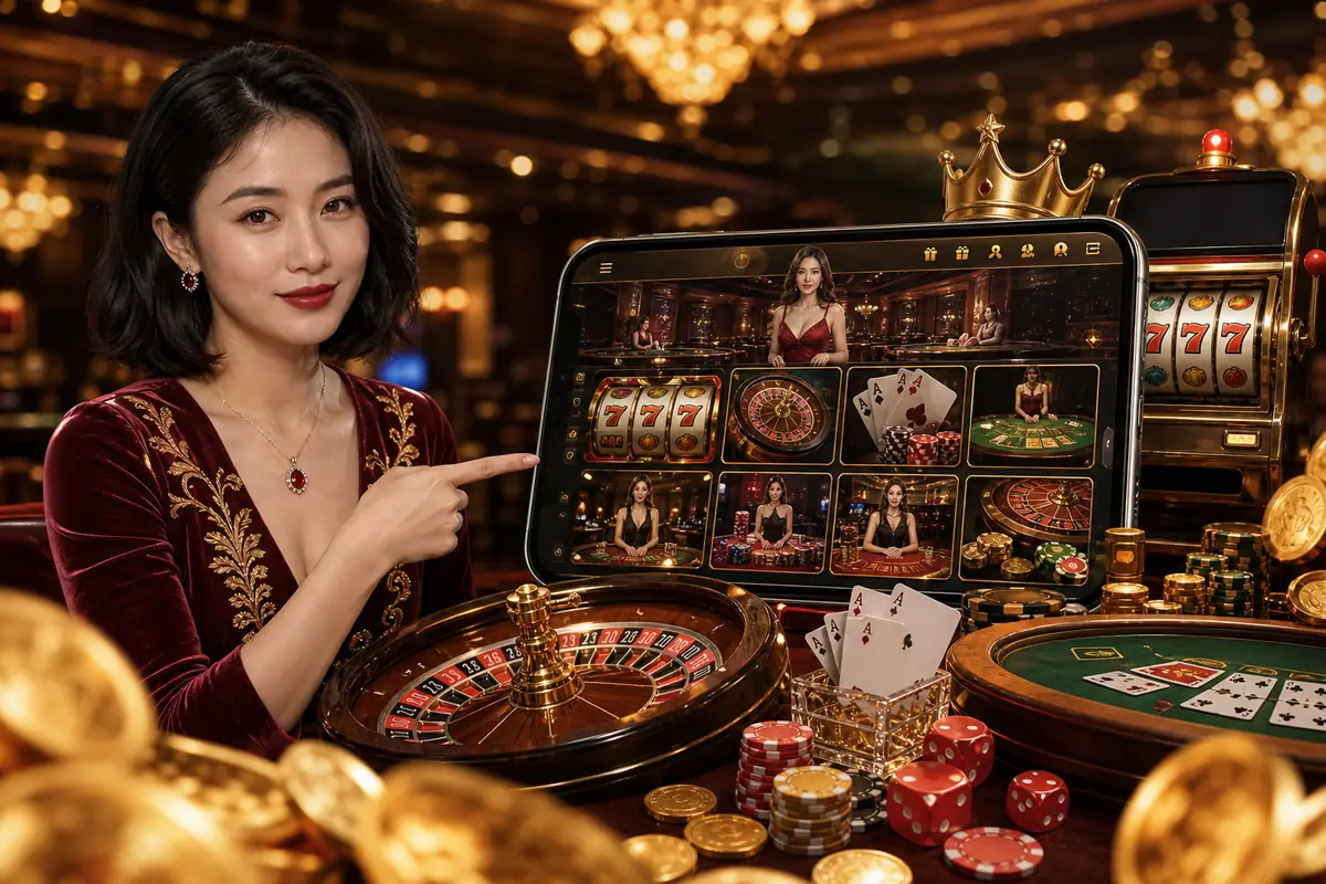 menang29 Casino meja baccarat live dealer